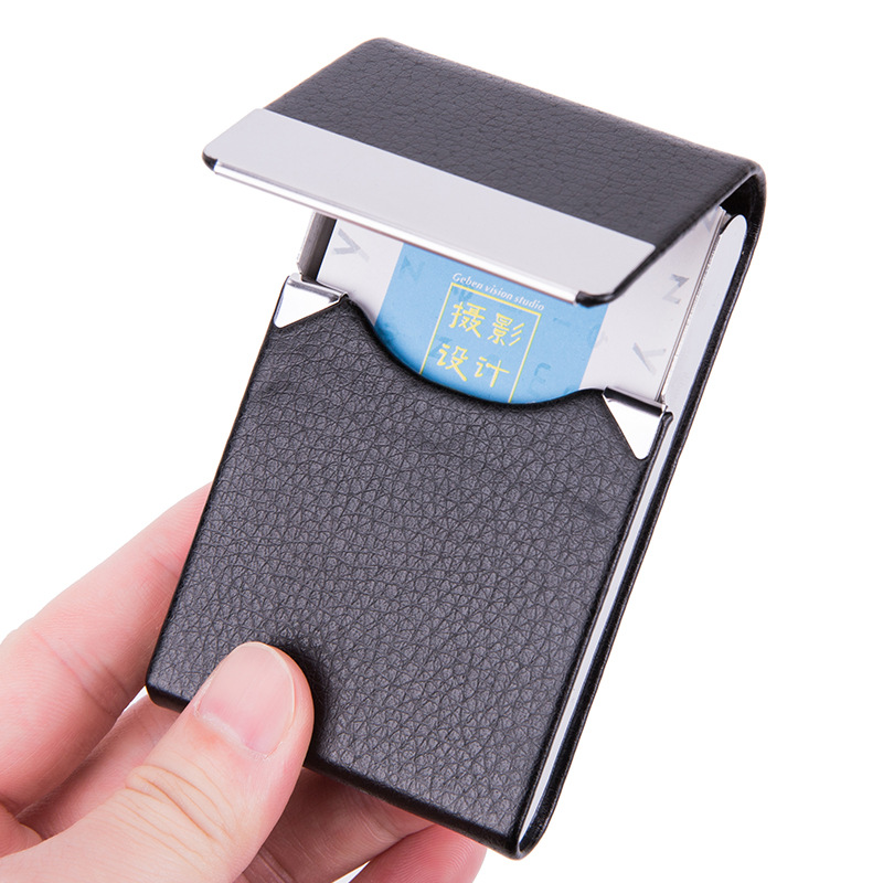 1 PC Business Card Holder Case - огляд і ціна Card Top Loader