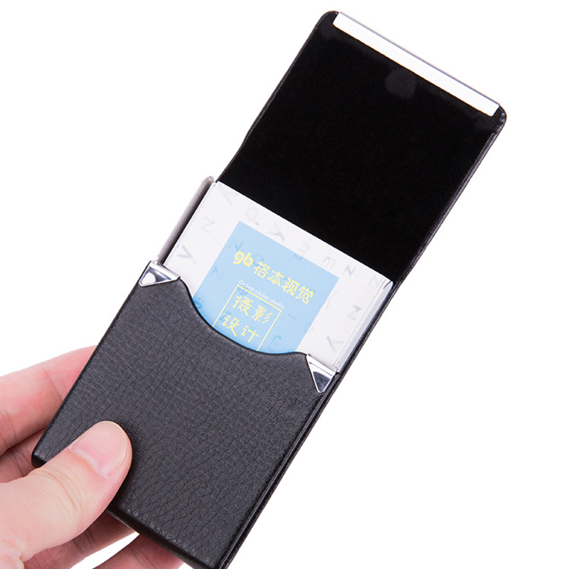 1 PC Business Card Holder Case - огляд і ціна Card Top Loader