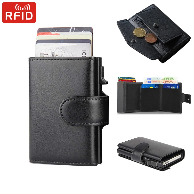Metal Business Card Case Rfid  - огляд і ціна Card Top Loader