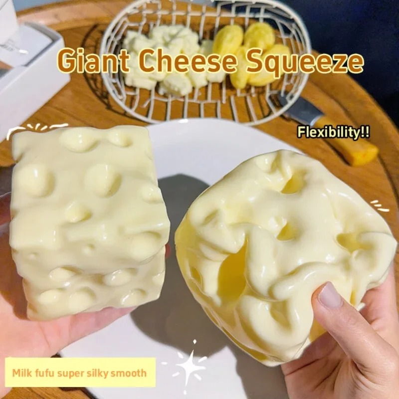 Taba Squishy Cheese Cube Stres - огляд і ціна Fidget Cube Original