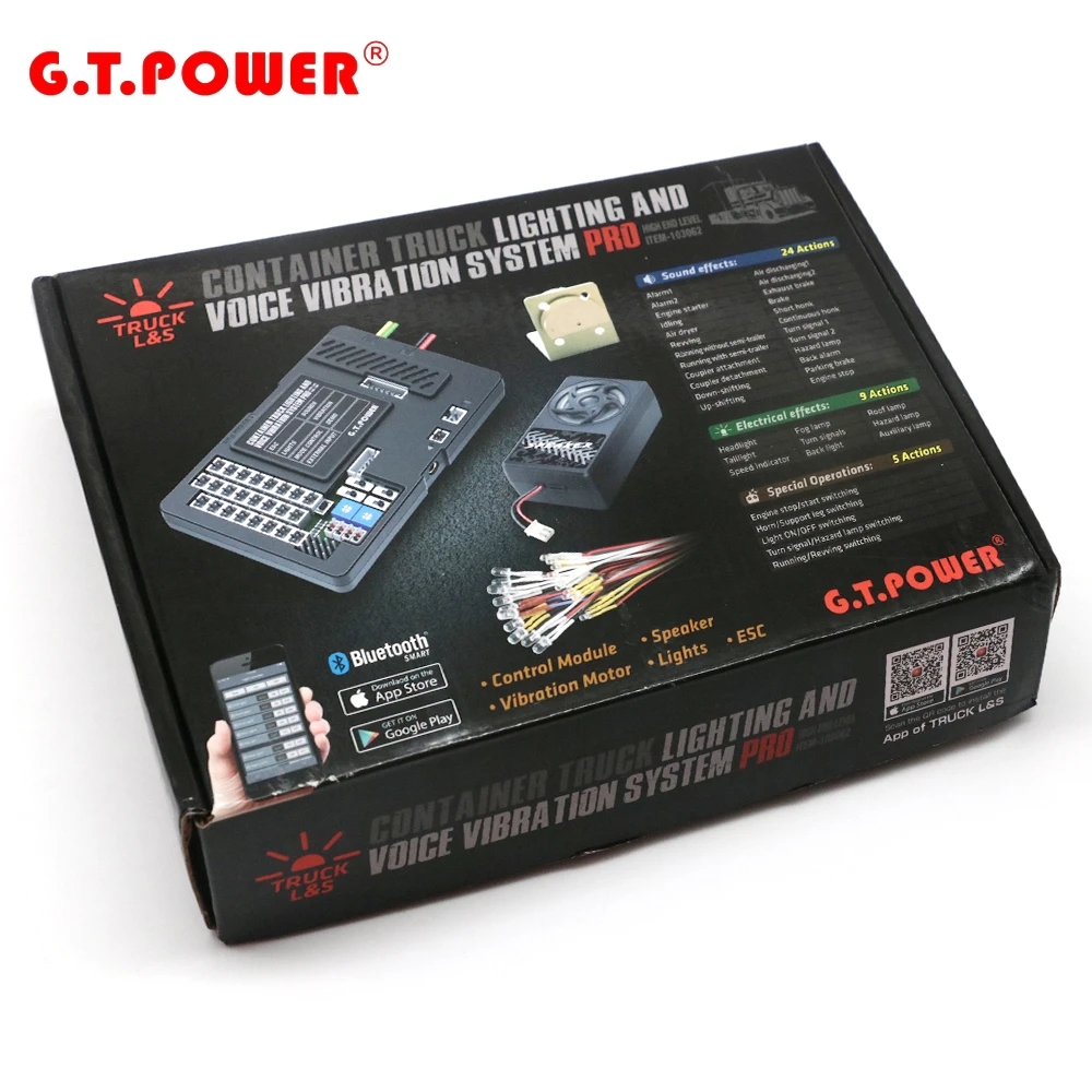 G.T.POWER Container Truck Ligh - огляд і ціна Tamiya Model Rc Car