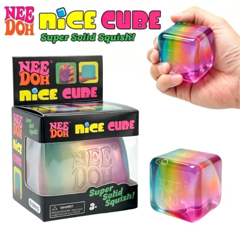 Schylling NeeDoh Rainbow Cube  - огляд і ціна Fidget Cube Original