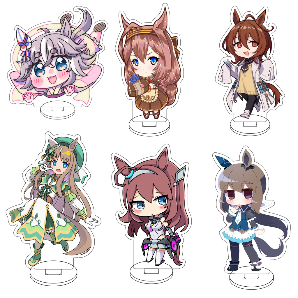 10CM Anime Uma Musume: Pretty  - огляд і ціна Figma Stand Set