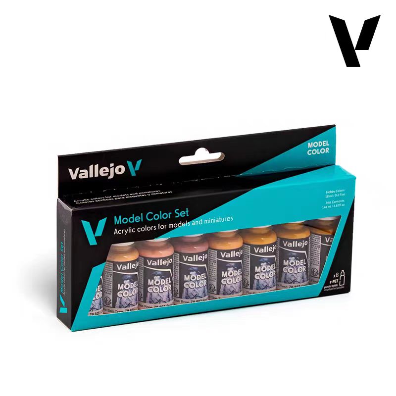 Vallejo 70124 Acrylic Paint Se - огляд і ціна Tamiya Model Paint Set