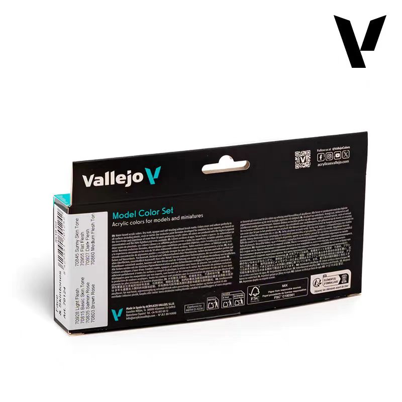 Vallejo 70124 Acrylic Paint Se - огляд і ціна Tamiya Model Paint Set