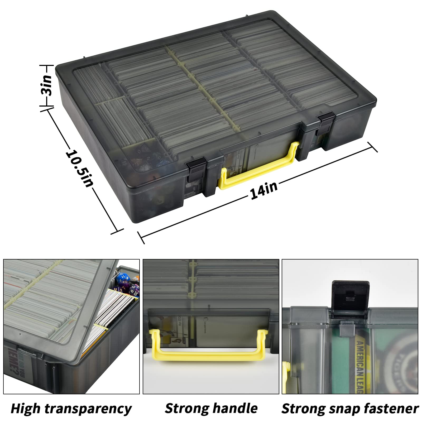 Clear Trading Card Storage Box - огляд і ціна Trading Card Binder