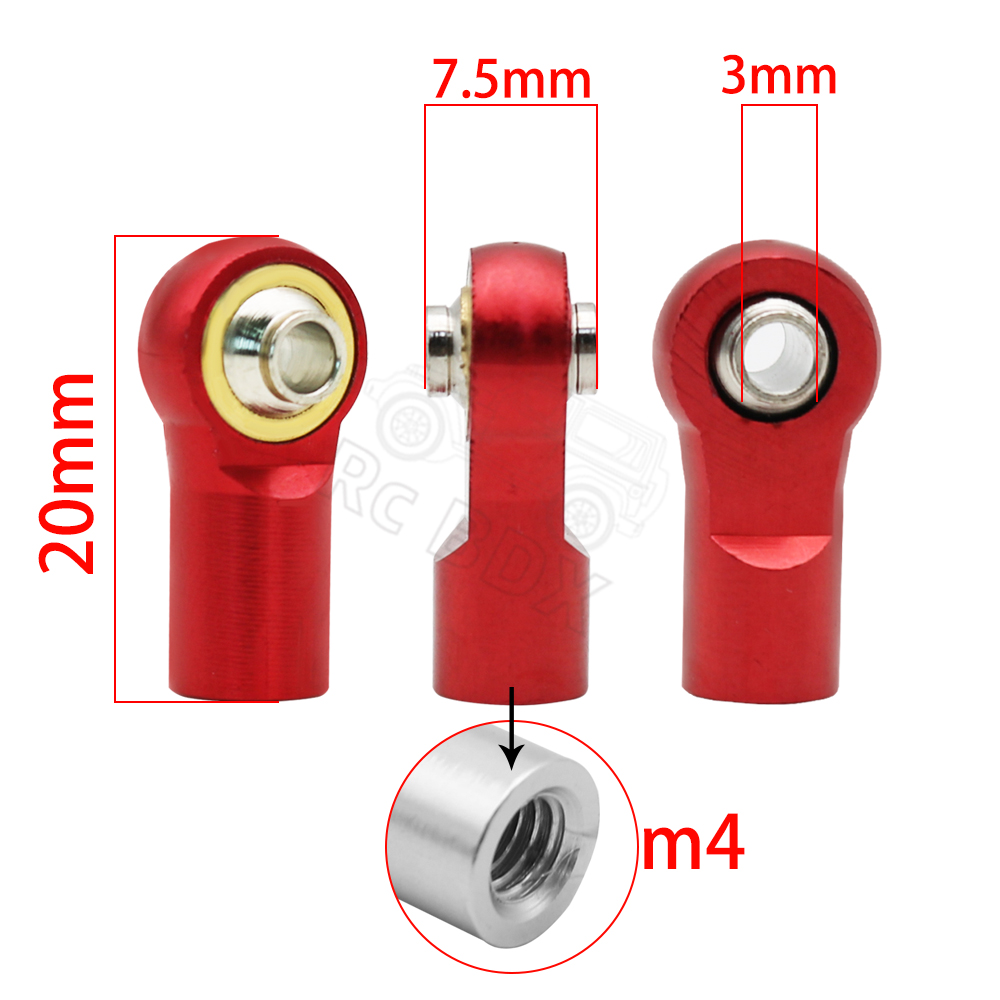 Metal M3 M4 Link Tie Rod End B - огляд і ціна Tamiya Model Rc Car