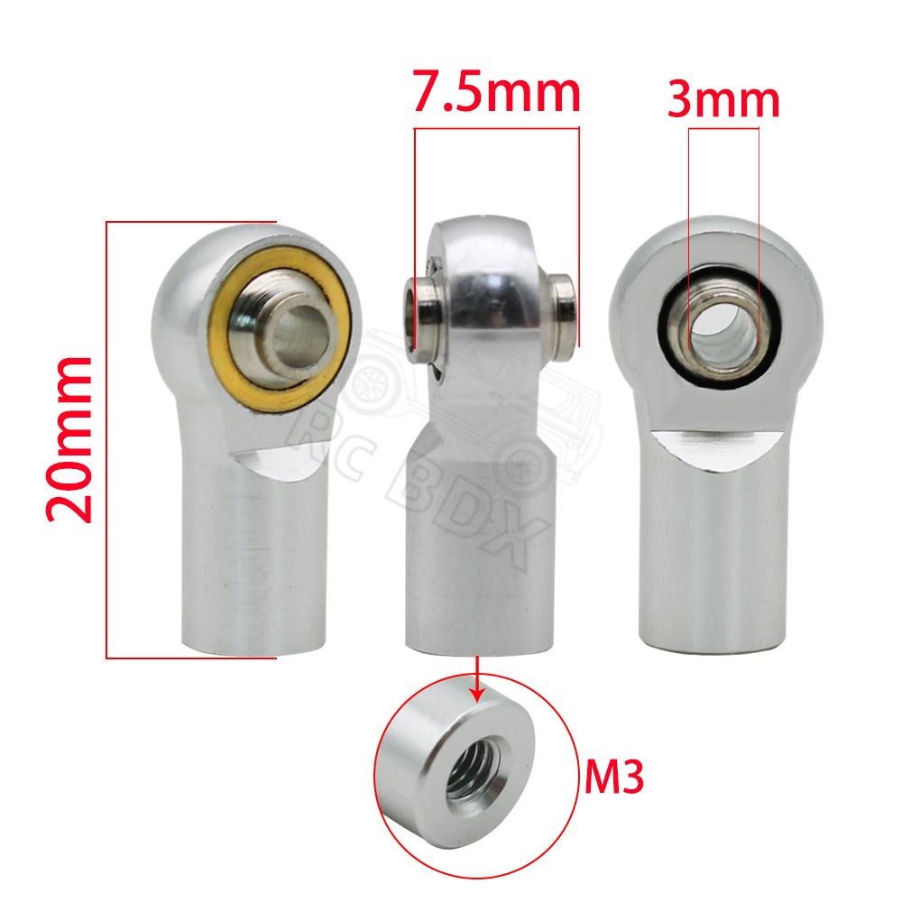 Metal M3 M4 Link Tie Rod End B - огляд і ціна Tamiya Model Rc Car