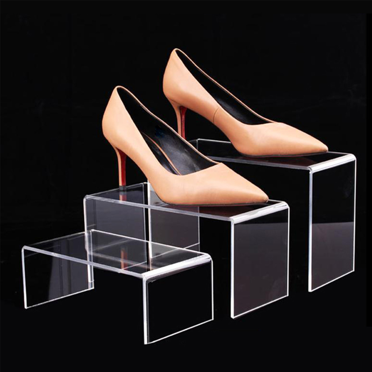 3/6/9Pcs Acrylic Display Stand - огляд і ціна Display Risers Set