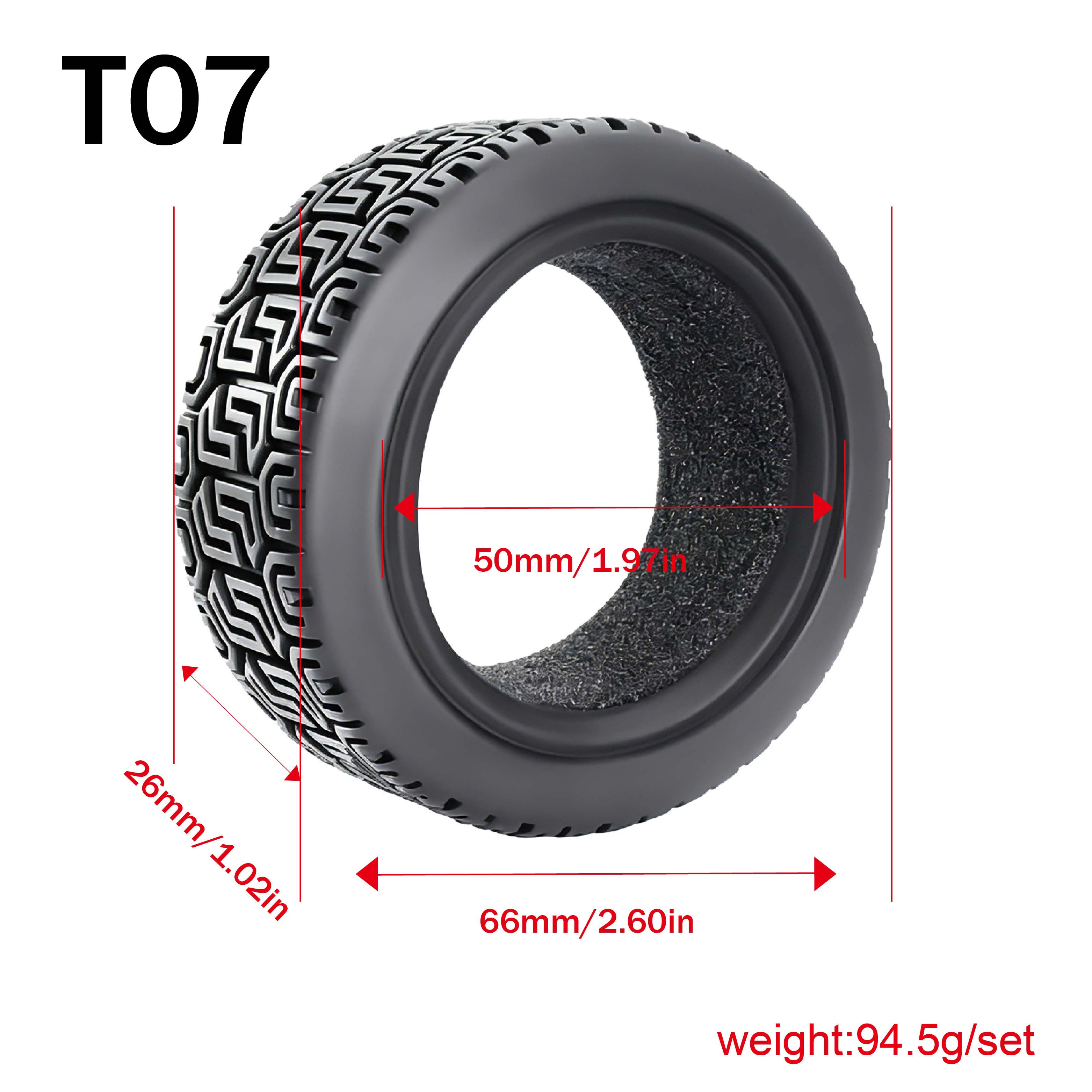 1:10 On-Road Racing Tires High - огляд і ціна Tamiya Model Rc Car